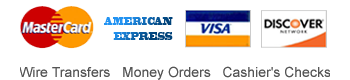 PipeFreezeKit.com accepts Mastercard, American Express, Visa & Discover Credit Cards